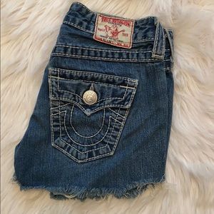 True religion Jean shorts